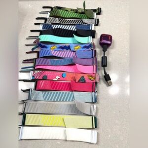 WHOOP 4.0 Bands and Electric Violet Charger - Listing Is For Everything Pictured